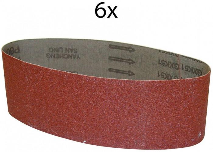 Bande Abrasive,75 x 533 mm, Bandes Abrasives Mixte (600) pour Ponceuses à  Bande（8 pièces ）