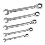 Clés mixtes à cliquet non articulées - 5 pièces Clés mixtes à cliquet non articulées - 5 pièces
