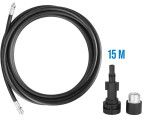 Tuyau déboucheur de canalisation 15 m pour nettoyeur haute-pression Tuyau déboucheur de canalisation 15 m pour nettoyeur haute-pression