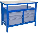 Etabli P 1200 SS - 120 x 60 cm - 6 tiroirs Etabli P 1200 SS - 120 x 60 cm - 6 tiroirs