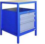 Etabli P 600 S - 57 x 60 cm - 3 tiroirs Etabli P 600 S - 57 x 60 cm - 3 tiroirs